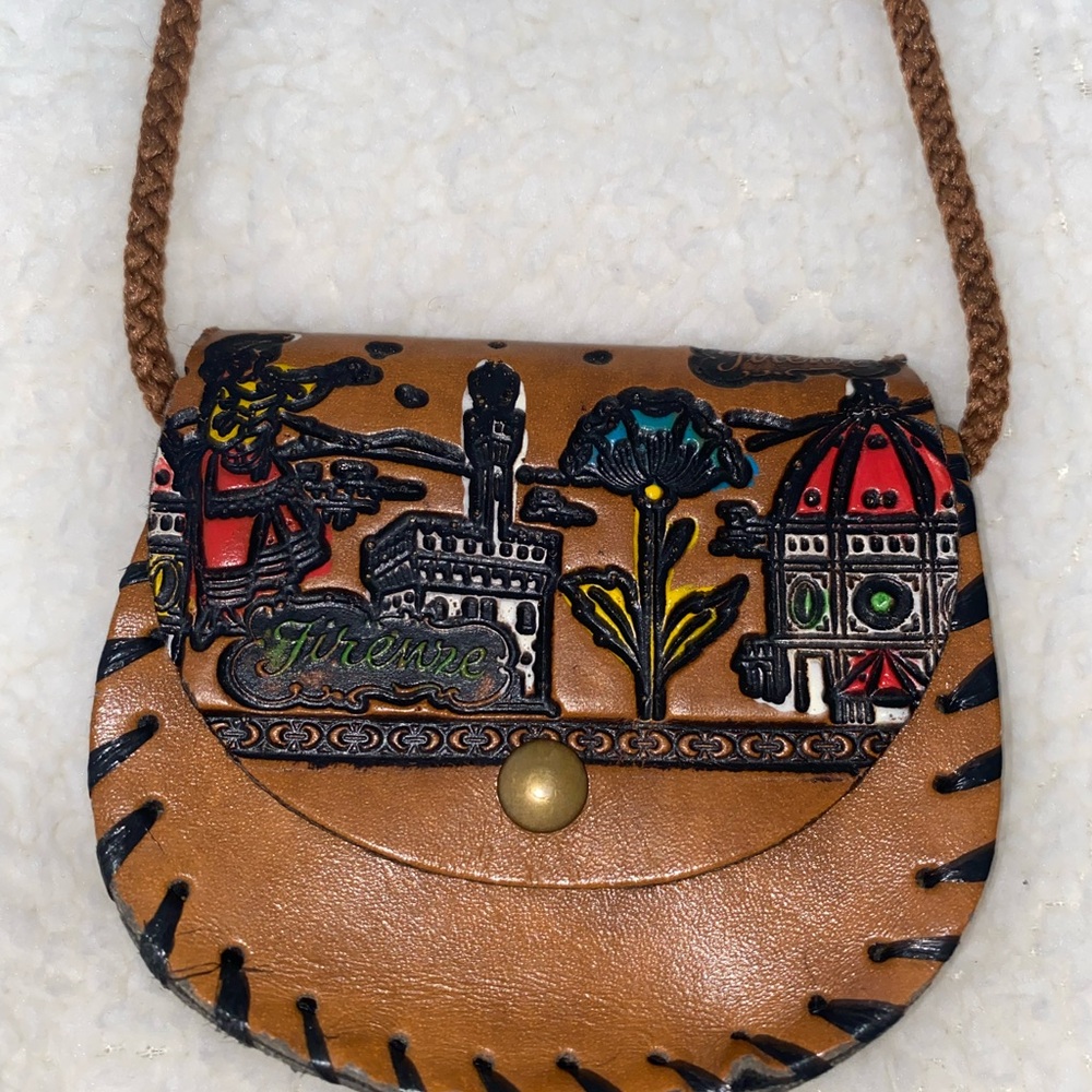 Brown Leather Crossbody Bag